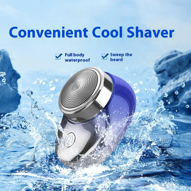 

Mini Electric Razor Fully Automatic Trimmer Portable Beard Razor Washable Shaving, Hairdressing and Styling In One Step