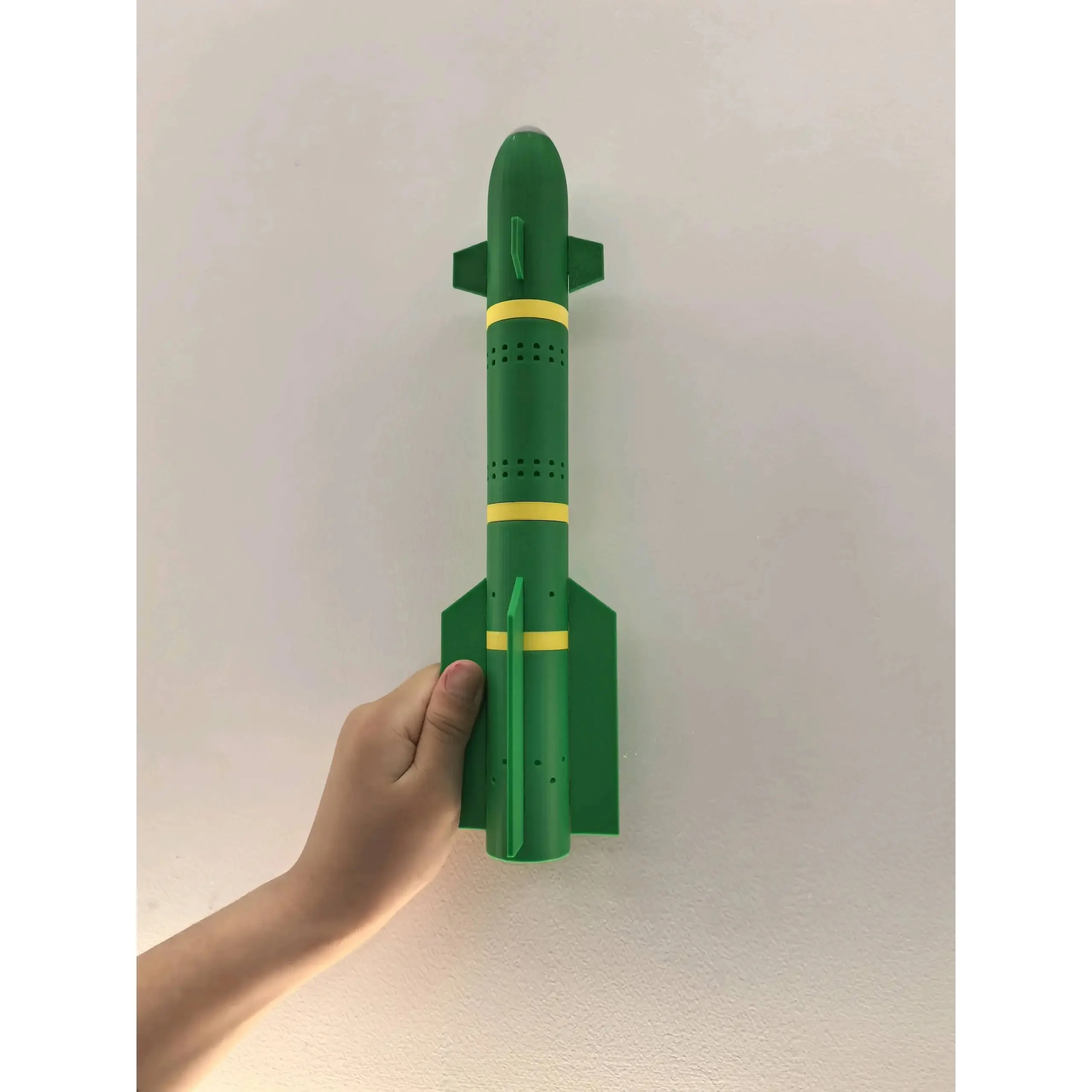 1 قطعة نموذج صاروخي من الهواء إلى الأرض مطبوع ثلاثي الأبعاد مضاد للدبابات - هدية واقعية لعشاق عسكري بمقياس 1:6 |   صاروخ مفصل متين