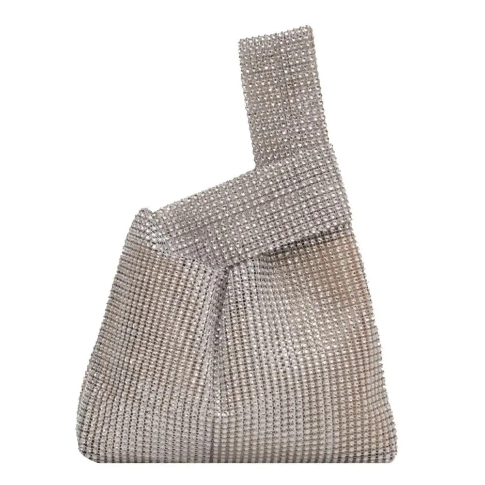 Fashion Simple Dinner Bag New Fashion Rhinestone Dinner Handbag Bag Simple Personality Bag Evening Tote Bags Rhinestone D2E7