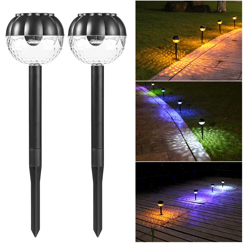 Solar Pathway Lights Outdoor Waterpoof Garden Lights Solar LED Lawn Lamps for Landscape Path Patio Walkway Decor