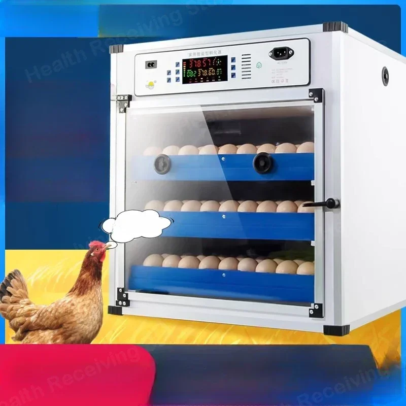 Medium-sized Incubators Home Fully Automatic Intelligent Large-scale Breeding Incubators Egg Hatching Machines 68 eggs