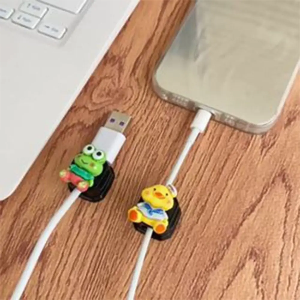 Support de Câble de Données Créatif en ABS, réinitialisation de Charge Auto-adhésif Réutilisable, Polyvalent et Mignon