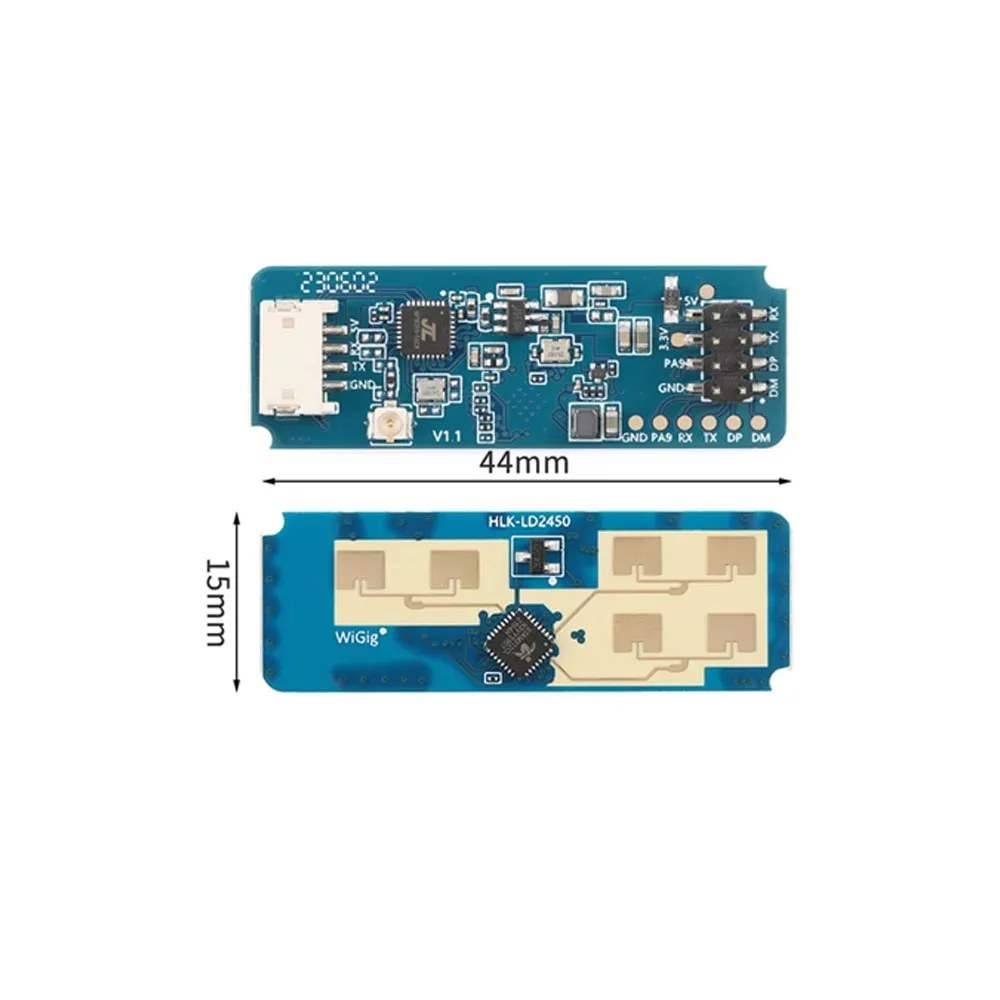 1-10Pcs LD2450 24G MM Wave Human Body Motion Tracking Trajectory Radar Sensor Module HLK-LD2450 Sensing Distance 8M Smart Home