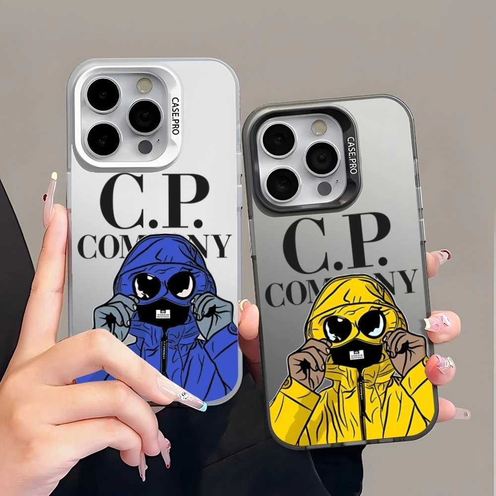 Paul Mask Male Suitable For IPhone 16 15 14 13 12 11 Pro Max Mini X XR XS Max Anti Drop Phone Case Phone Case Colored Silver