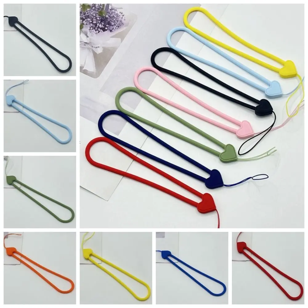 

Silicone Wrist Hand Strap Phone Lanyard Short Rope Mobile Phone Strap Pendant Anti Lost Phone Hanging Rope For Mobile Phone