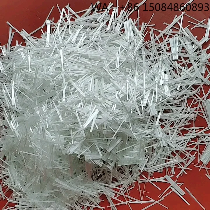 

White Fiberglass Chopped Strands, Carbon Fiber Material, High Tensile Glass Fiber Yarn for Low Cost Industrial Use