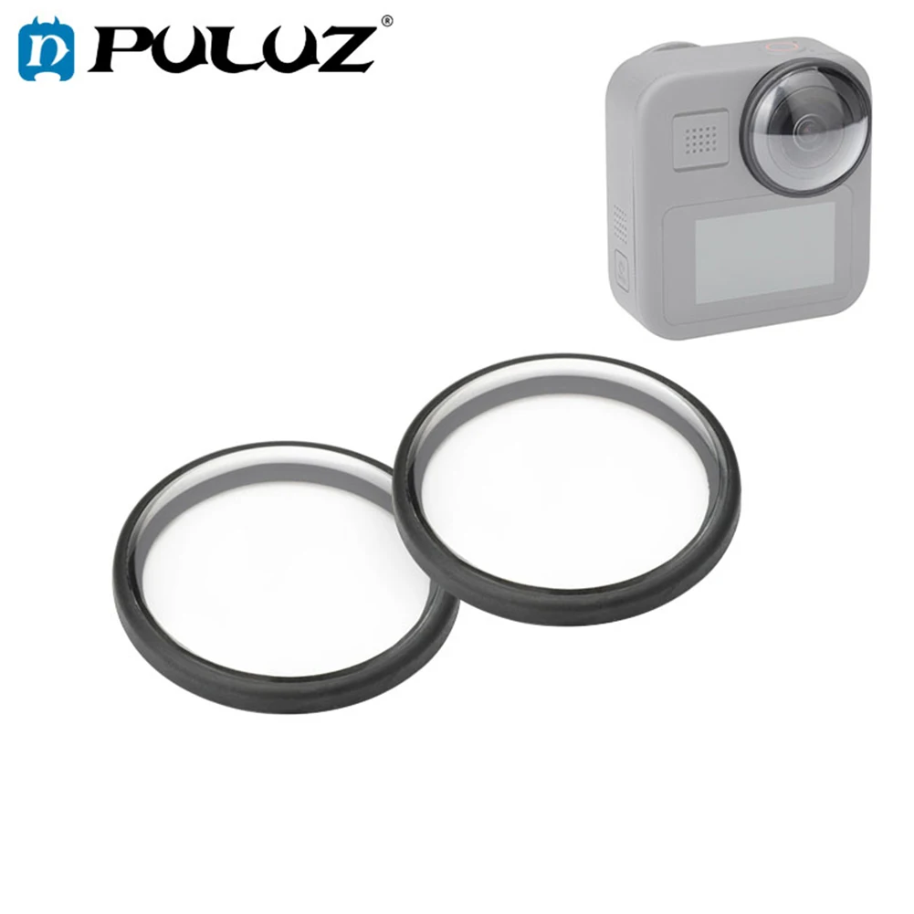 2Pcs Lens Coverwaterproof Anti-oil Transparent Acrylic Lens Cover Protector For Gopro Max Action Camera Camera Lens Accessories