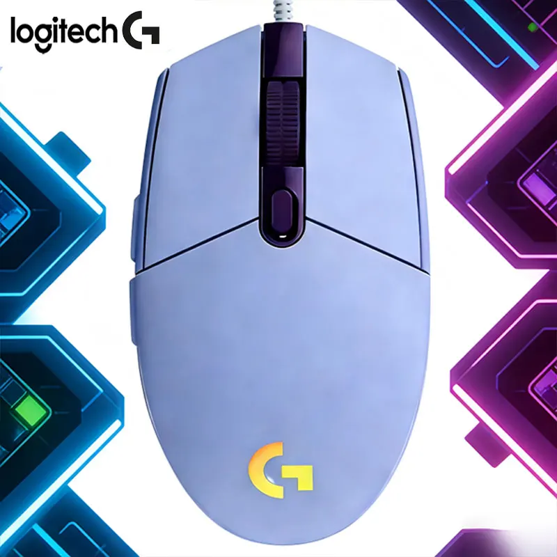 

Игровая мышь Logitech G102 с проводным подключением, легкий дизайн, высокая скорость реакции, 8 программируемых кнопок, совместимость с ПК