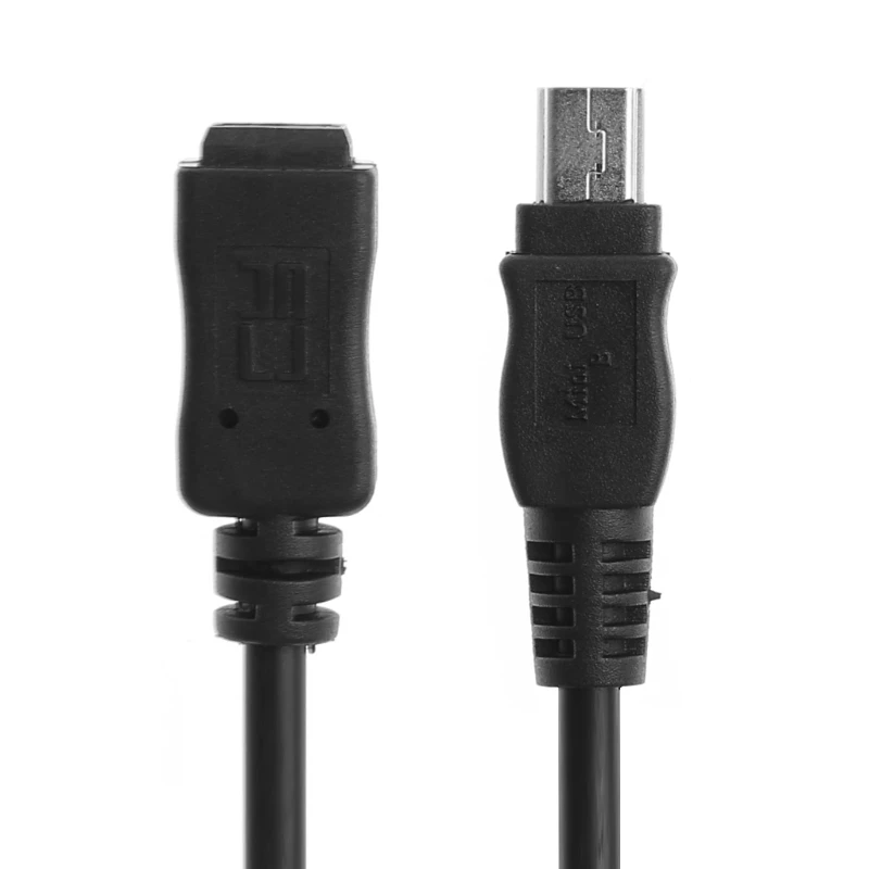 Mini USB 2.0 Type B Male To Female Extention Cord Converter Adapter Cable 1.5m