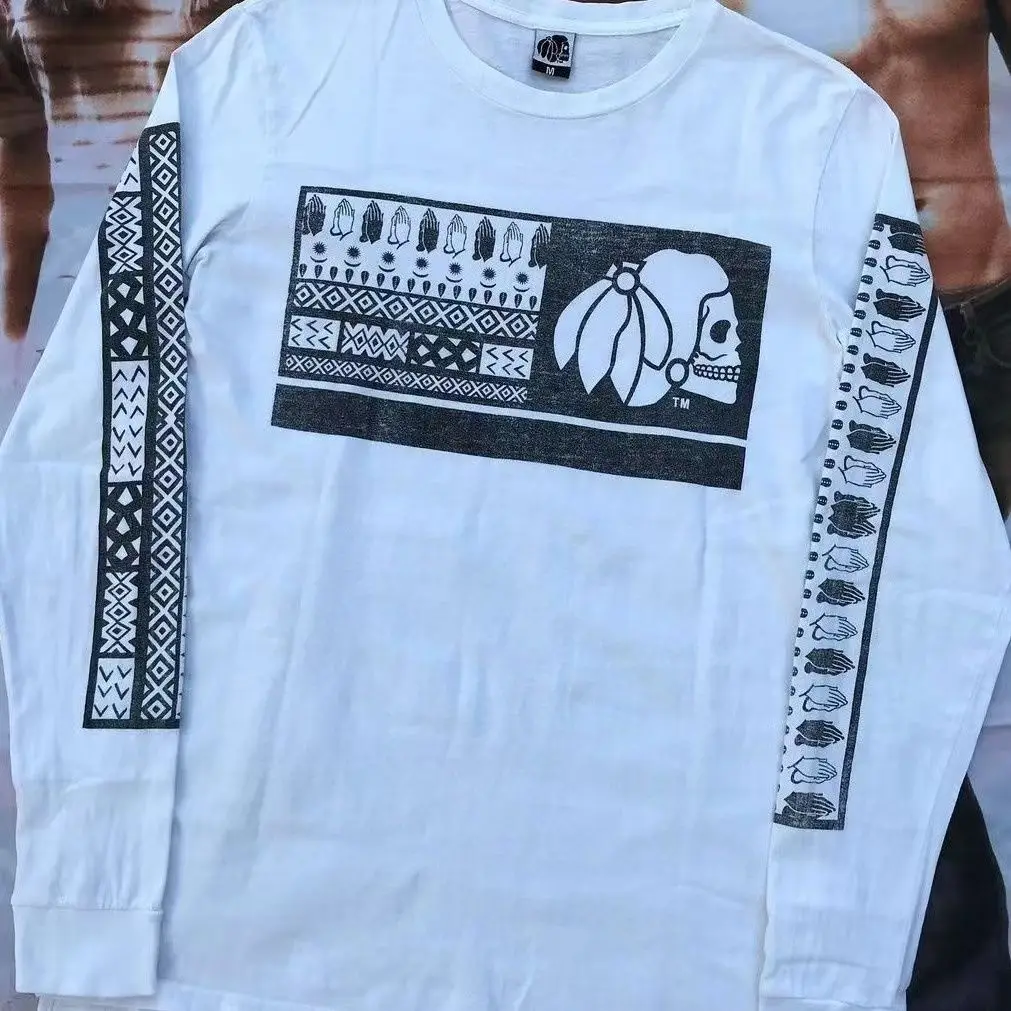 

Уличная футболка Y2K с черепом и буквенным принтом в стиле ретро, футболка большого размера, мужские и женские хлопковые топы с круглым вырезом и длинными рукавами, осень