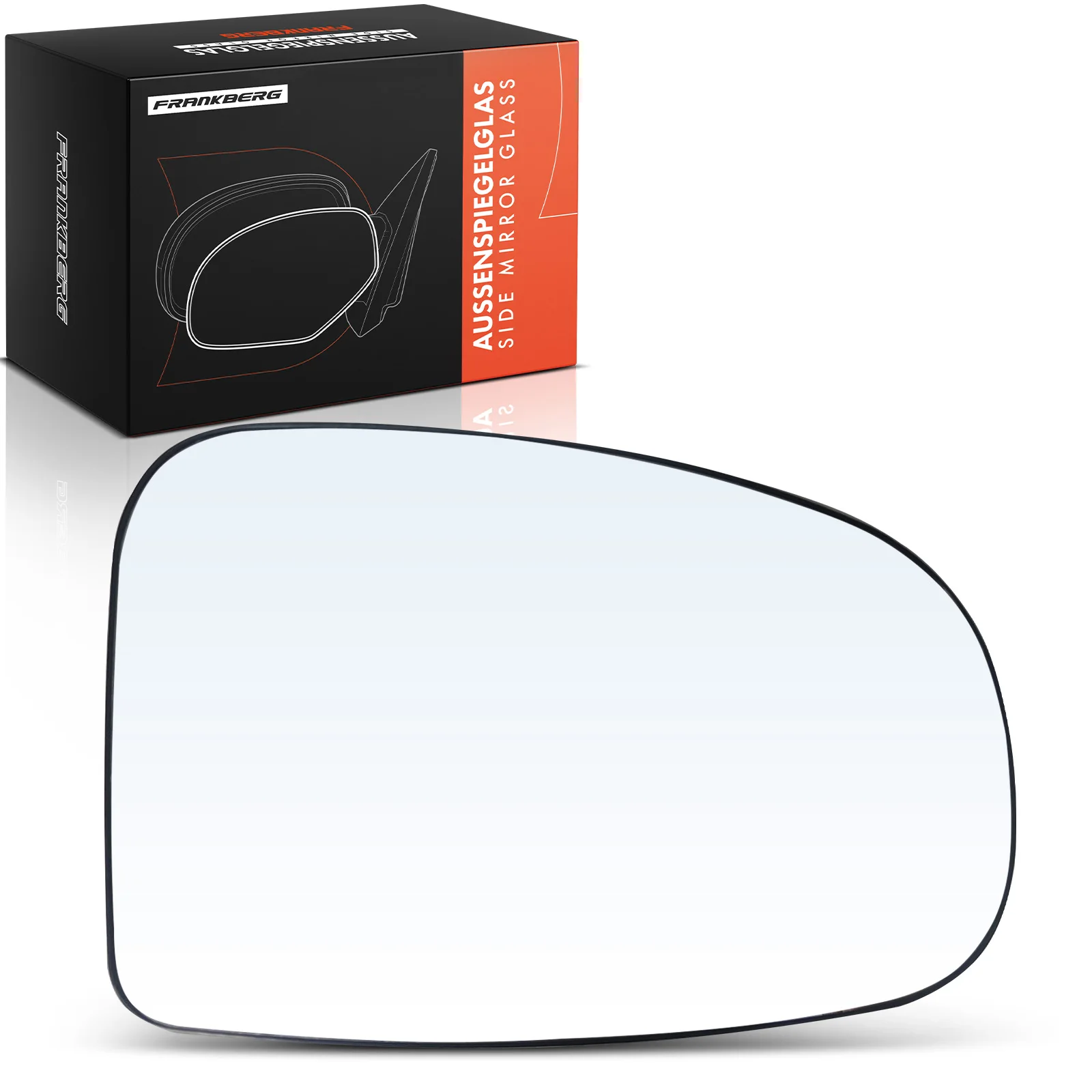Frankberg 1x Spiegelglas Buitenspiegel Rechts voor Toyota IQ J1 1.0L 1.4L 2009-2015 8793174040