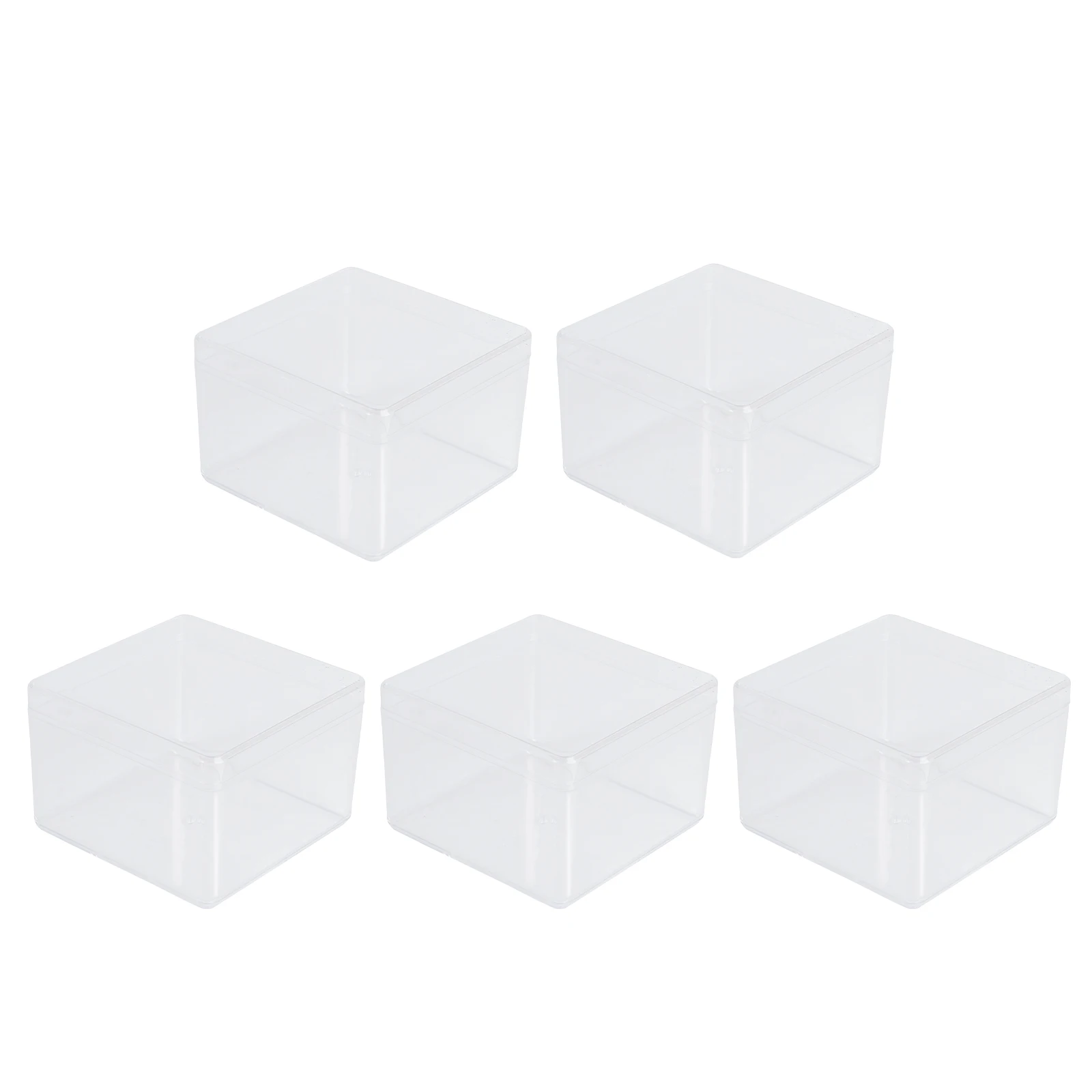 

5pcs Transparent Model Display Box Figurine Storage Case Dust Proof Protective Cabinet Stand for Statues Collectibles