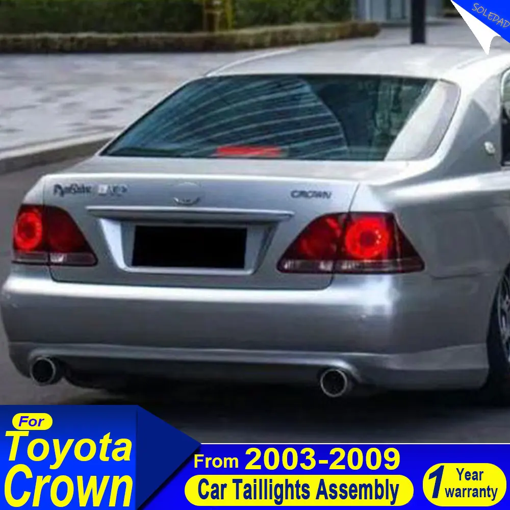 

For Toyota Crown Taillight 2003 2004 2005 2006 2007 2008 2009 LED Highlight DRL Reverse car Signal Rear Lamp Dynamic Accessories
