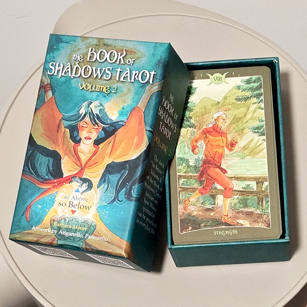 Libro de las Sombras Tarot Volumen 2: So Below – Mazo de Tarot Wiccano Moderno de 12*7cm, 78 Cartas para Magia Cotidiana, Empaquetado en Caja Rígida