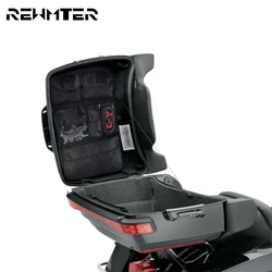 Motorcycle Saddlebag Tour Luggage Organizer Lid Storage Bag For Harley Touring Road King Street Glide FLHR FLHTK 2014-Later