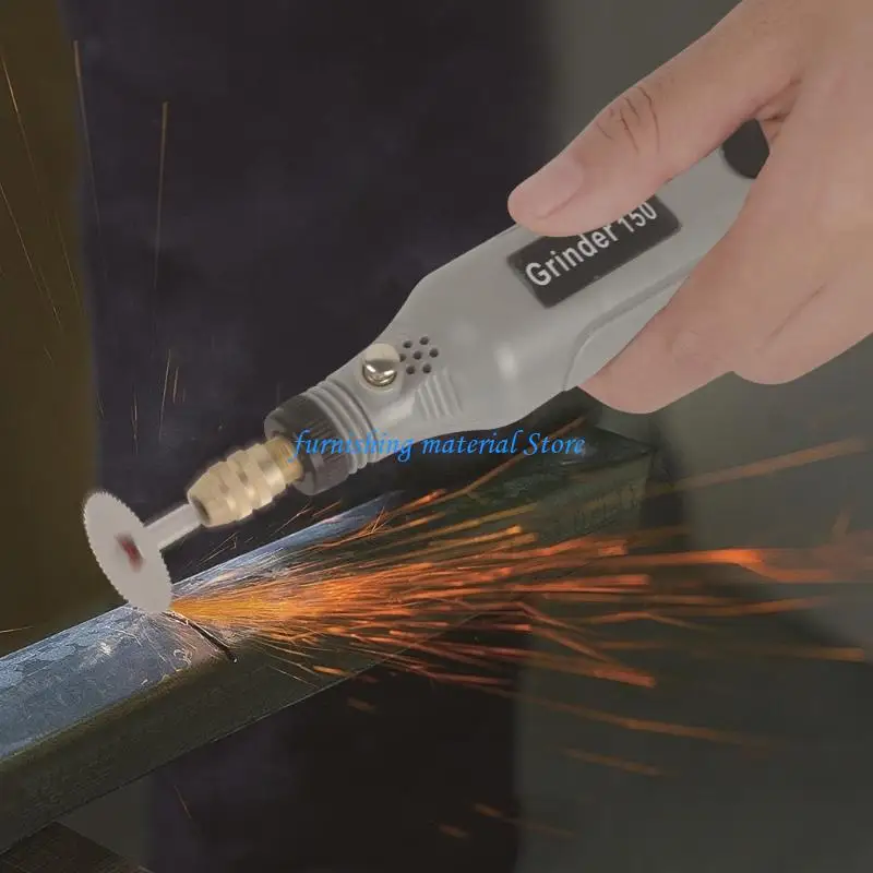 Y5GD Handheld Mini Cordless Rotary Tool 3 Speed Electric Grinder Accessories Rechargeable for Engraving Cutting Polishing