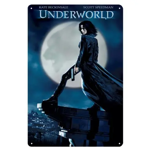 Underworld Movie Metal Poster Tin Sign - 20x30cm Plate sign
