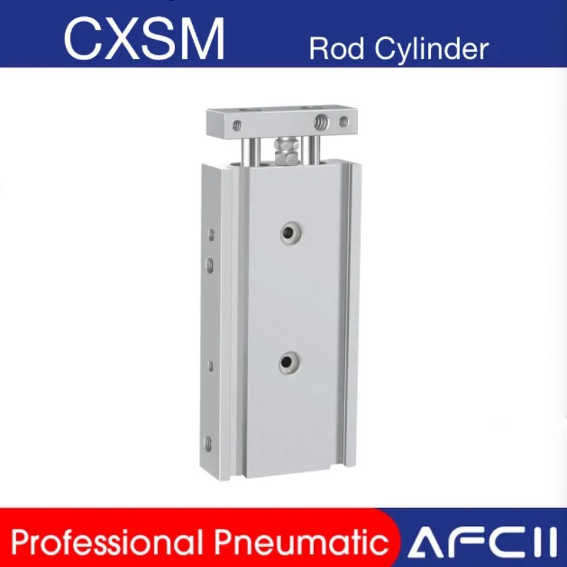 SMC Type CXSM Dual Rod Cylinder Pneumatic Cylinder CXSM6/10/15/20/25/32 Double Axis Dual Rod Cylinder stroke10-100mm