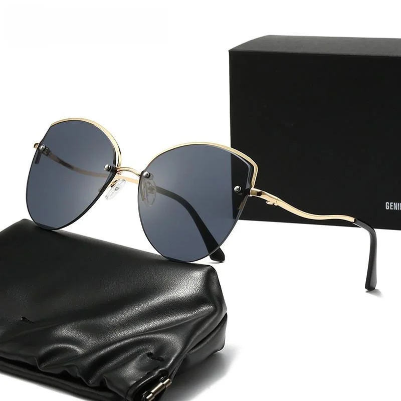 

New Faionable ex Framel Cut Eye Sunglasses Ocean Color Wayfarer Sle Ele Simple Square Face Suitable