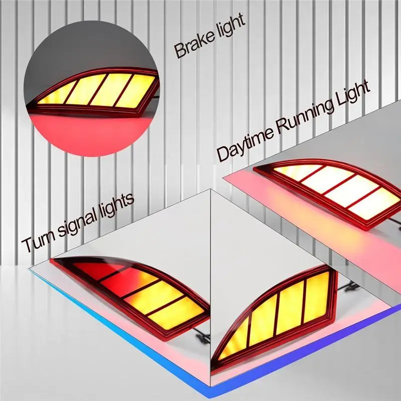 Светодиодный последовательный указатель поворота, задний фонарь, отражатель заднего бампера для Lexus RX350 2020-2022, аксессуары