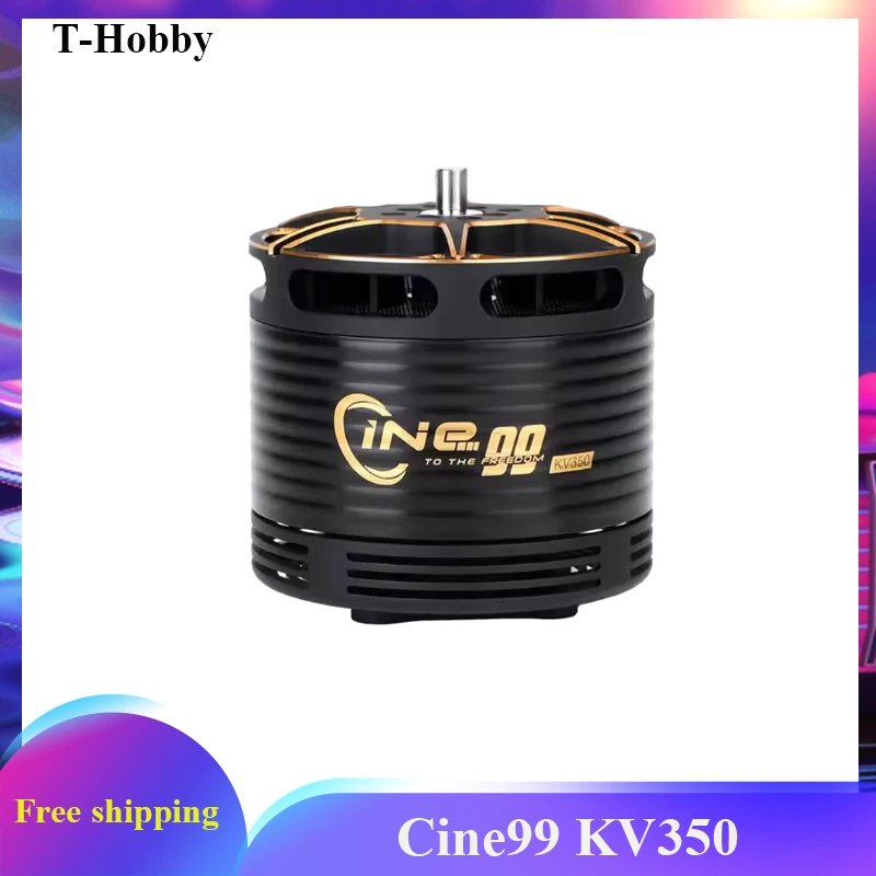 T-HOBBY Cine99 350KV Motor 4mm Shaft Diameter for Sharp Turns High-Speed Tracking Dynamic Cinematic Shots