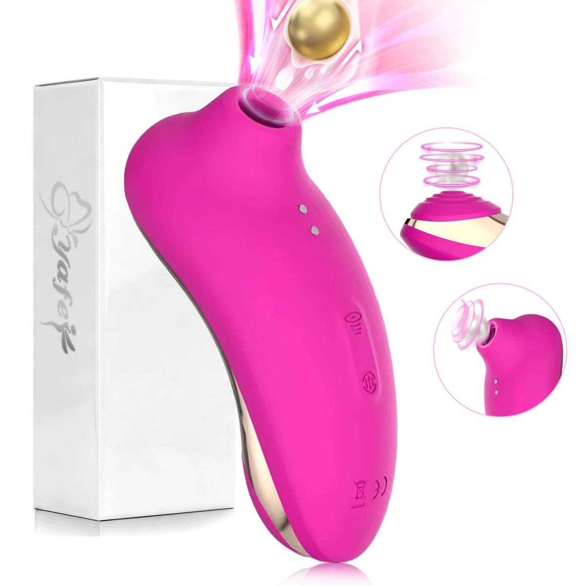 Wholesale Sucking Vibrator Female Clit Nipple Oral Vacuum Stimulator Masturbator Massager Sex Toy for Adult Sex Blowing Sex Toys