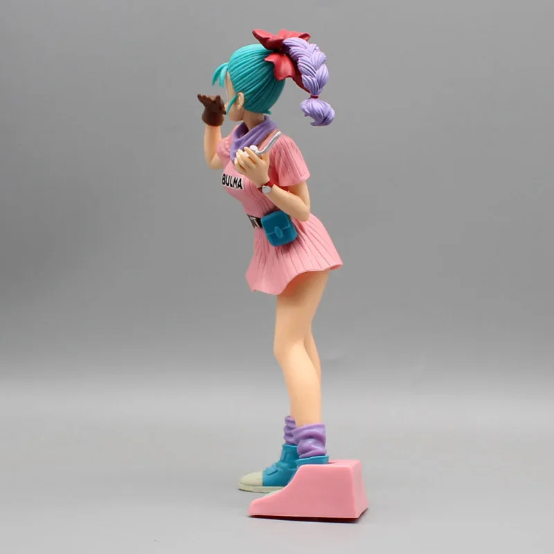 Dragon Ball Z 25 cm Bulma PVC Actionfigur Niedliche Statue Modellfigur Sammlerpuppen Spielzeug Geschenke