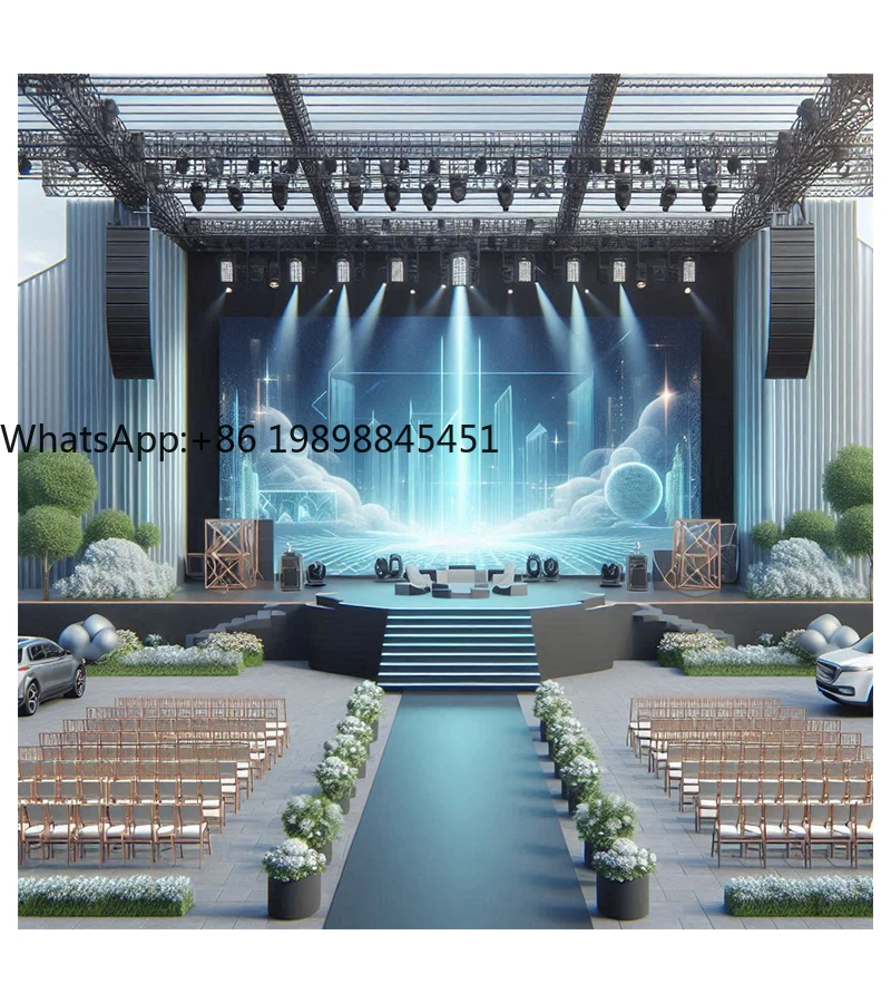 

P3.91 Outdoor IP65 LED Display Panel Digital Signage for Advertising Video for Music Festivals Parties Elevator Stages Stage