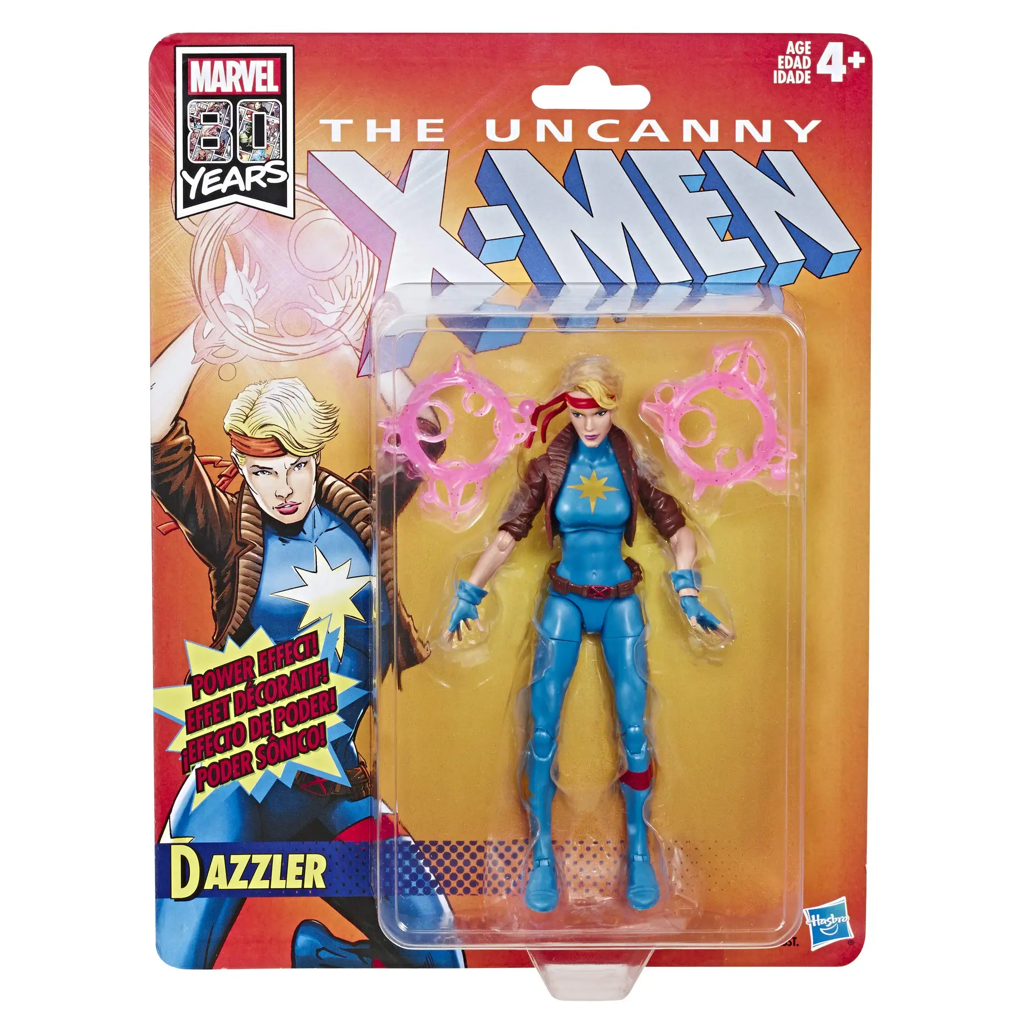 Hasbro Marvel 80 Years The Uncanny X-Men Dazzler Action Figure Power Effect Super Hero Collectible Series Christmas Gift  Model