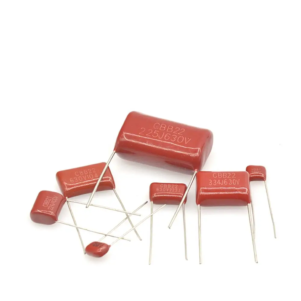 Imagem -03 - Filme de Polipropileno Metalizado Capacitor 50 Pcs 225j630v 630v225j P22 Cbb22 2.2uf 630v