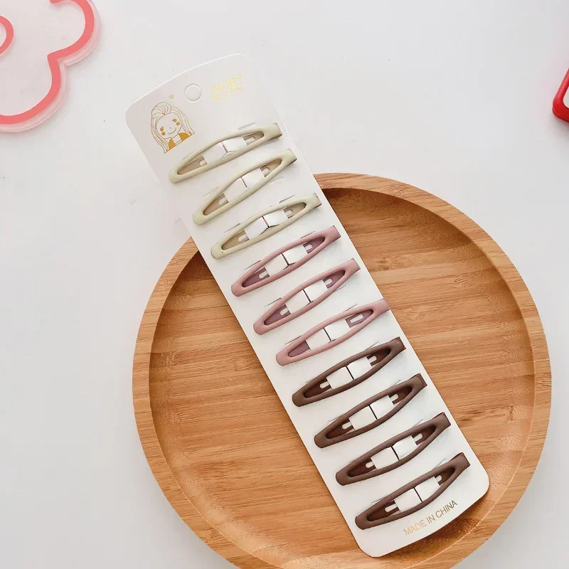 10 Teile/satz Bunte Stern Haar Clips für Baby Mädchen Glitter Metall Snap BB Clip Haarnadel Kopfbedeckungen Infant Kinder Haarspange Zubehör – Detail 11