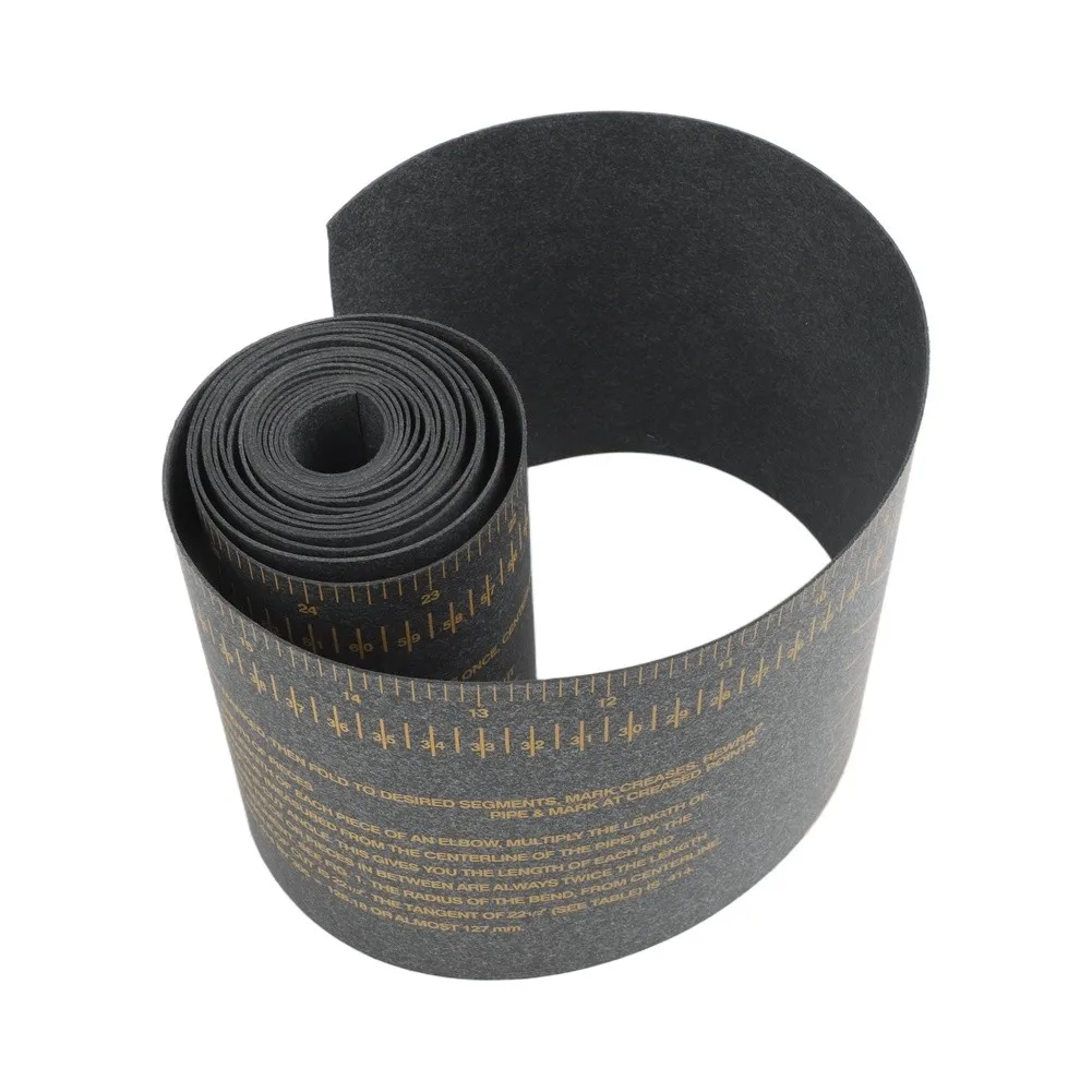 1pcs Pipe Measuring Tool Wrap Around Tape For Piping Diameter Circumference Marking Fitter Industrial Surveying Equipment Yellow