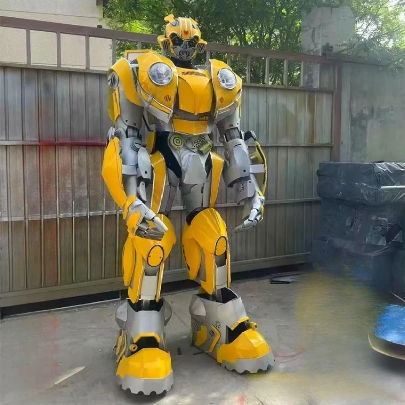 customized Real Person Wearable Bumblebee Mecha Performance Props Sun Wukong Robot Iron Man Warrior Costume Collectible Gifts