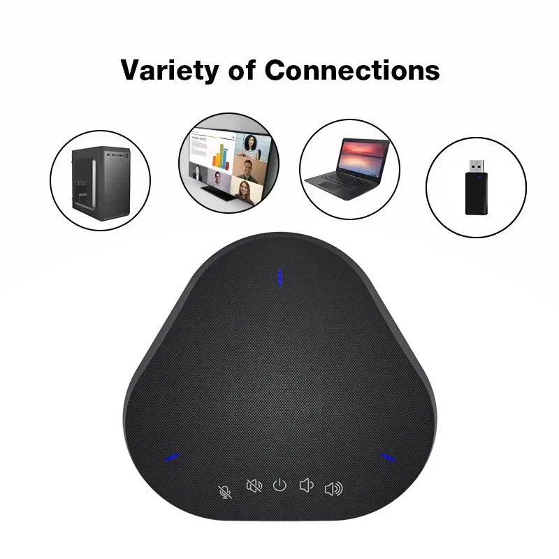 

OneKing 360 Degree Pickup Audio Conferencing Speaker Usb Meeting Mic Video Conference Microphone Speakerphone