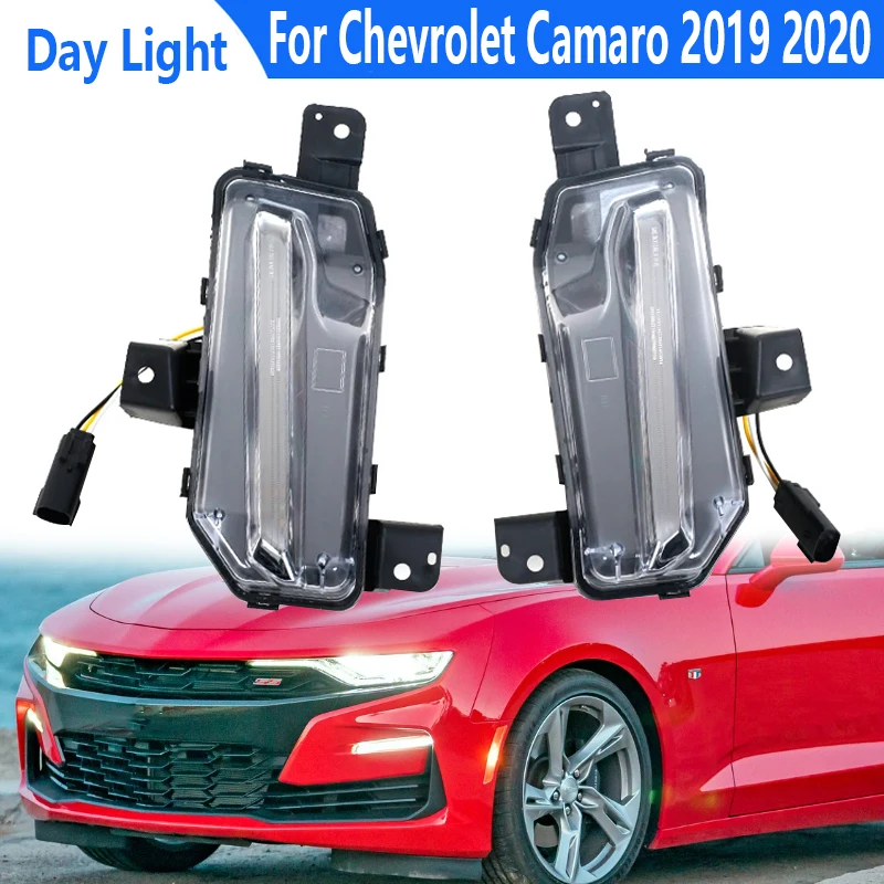 For Chevrolet Camaro 2019 2020 LED DRL Daytime Running Lights Turn Signal Lights Fog lights Day Light