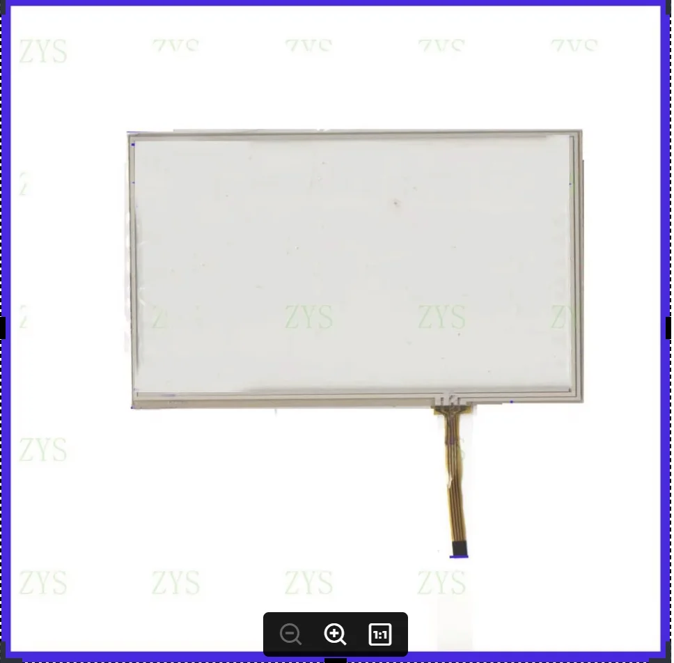 

ZhiYuSun M7095 165*99mm Contact point up 7inch Touch sensor glass Resistance screen