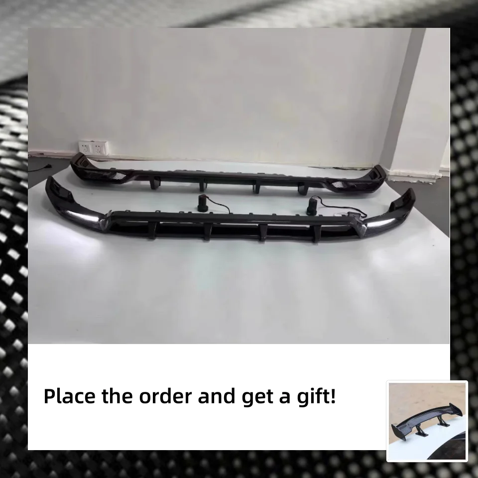 

Dry Carbon Fiber Front Shovel Rear Lip for Mercedes Benz G-Class G63 Modified Car Styling Body kit Auto Parts