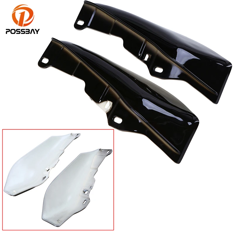 2 Pcs Motorcycle Engine Heat Shield Air Deflector Mid-Frame Guard For Harley CVO Street Glide FLHXSE 15-20 Road Glide FLTRSE3