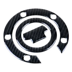 For YAMAHA MT07 MT09 R6 R1 FZ09 Motorcycle Fuel Cap Cover Decal Sticker 3D Carbon Look