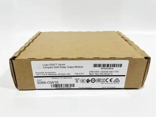 Novo módulo de saída de relé compacto 5000 selado de fábrica 5069-OW16