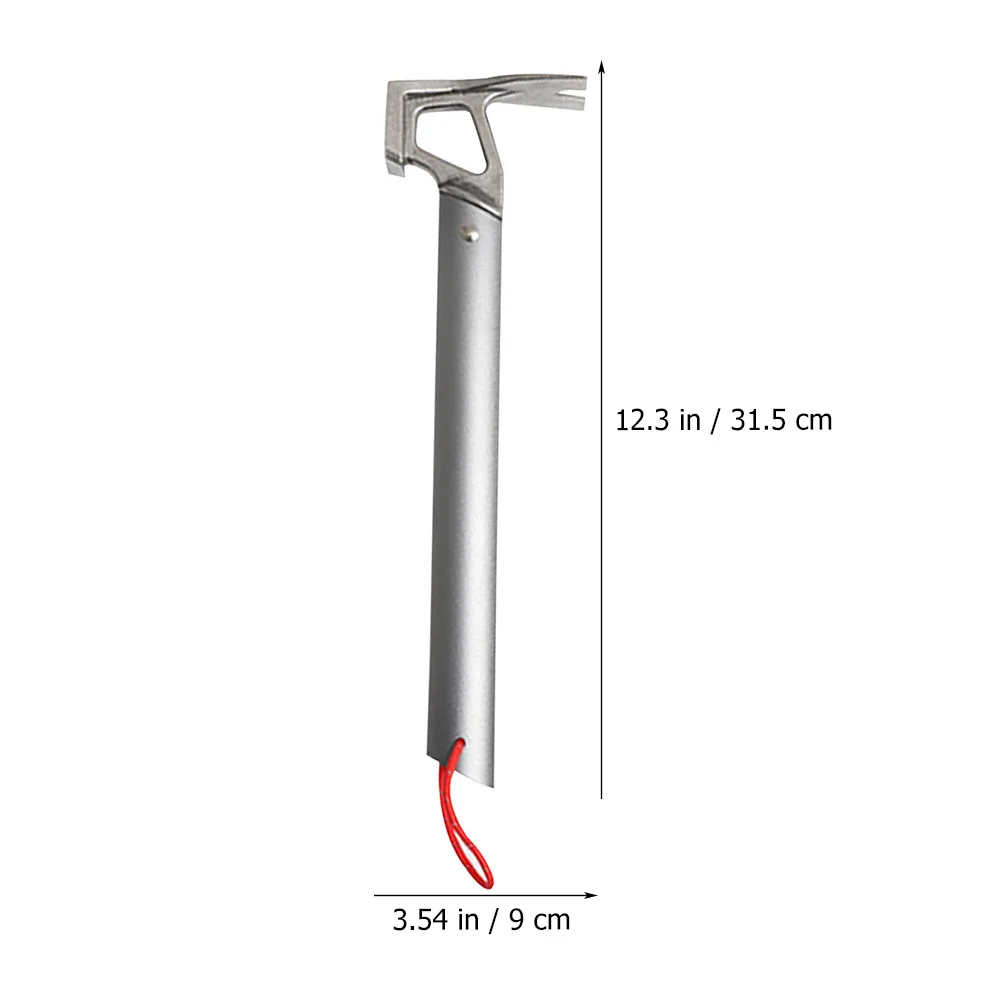 

Multifunctional Outdoor Hammer Aluminum Handle Nail Pulling Stake Removal Tool Camping Supplies Drilling Hammer For Hiking Car