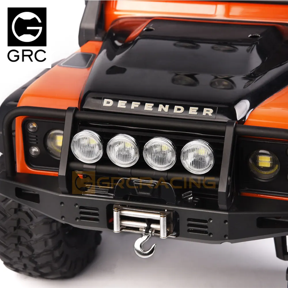 GRC 1/10 simulation 20mm retro circular spotlight off-road searchlight TRX4 SCX10 # G157K