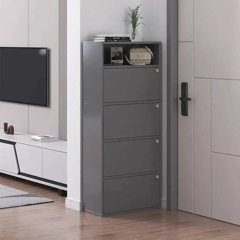 Vertical Nordic Shoe Cabinets Modern Dust Proof Luxury Large Shoe Cabinets European Closed Sapateiras Entrance Hall Furniture