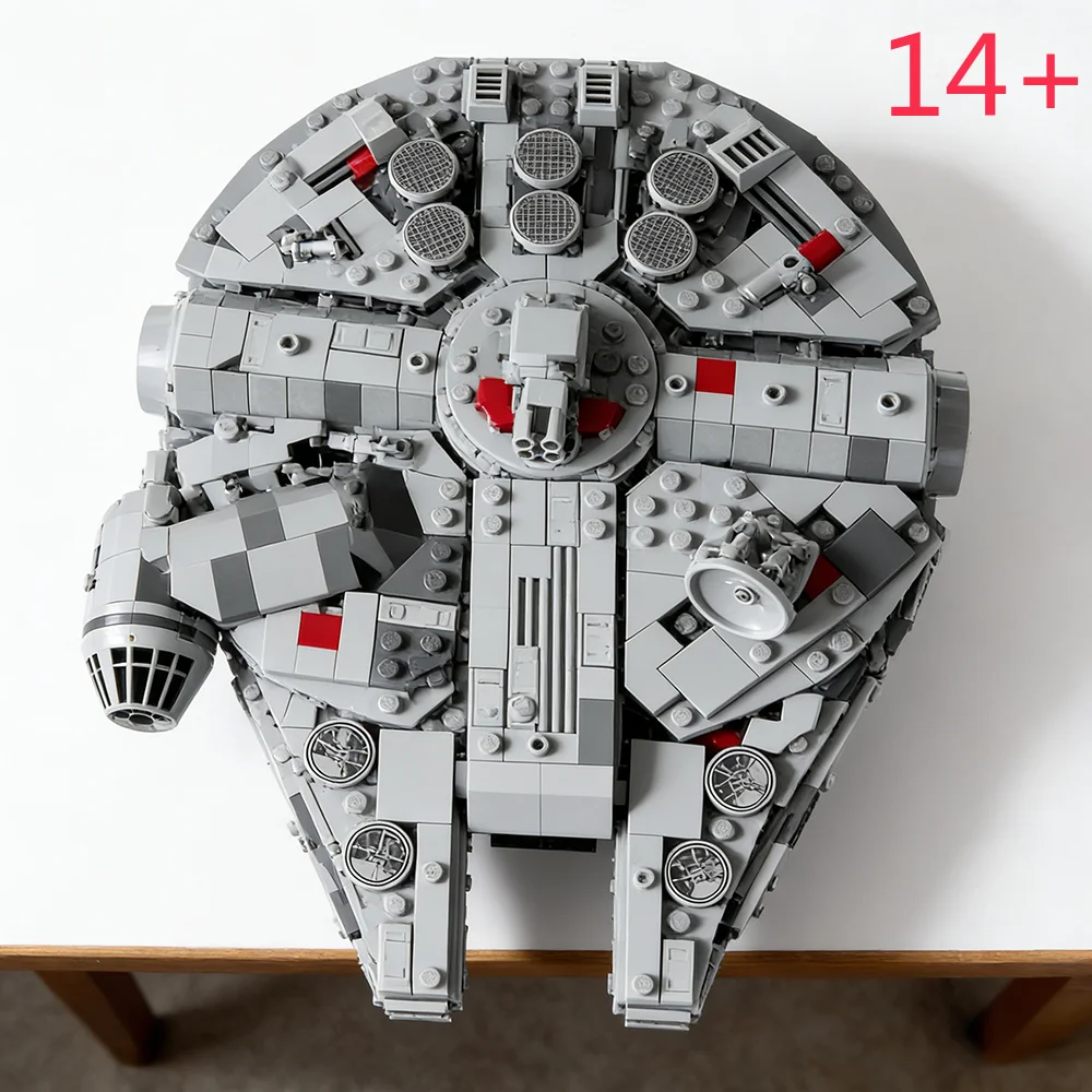 

new Creative Assembly Toys 921pcs Space 75375 Millennium Building Blocks Bricks For Children Adult Birthday Christmas Gifts