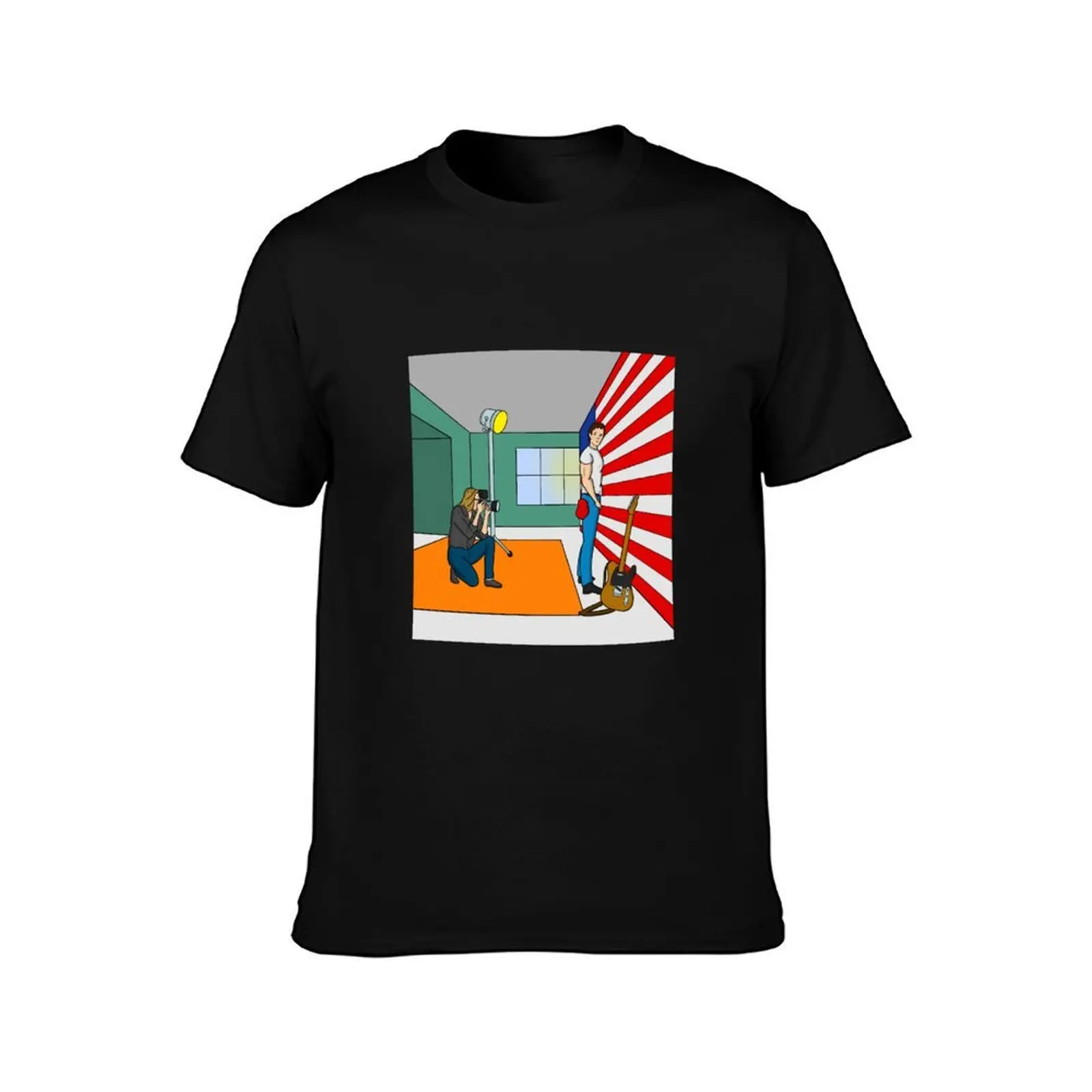 Another Side Of Born In The USA T-Shirt, Summer Casual Cotton Tee, Oversized Streetwear Tops, Vintage Graphic Print, 100% Cotton
