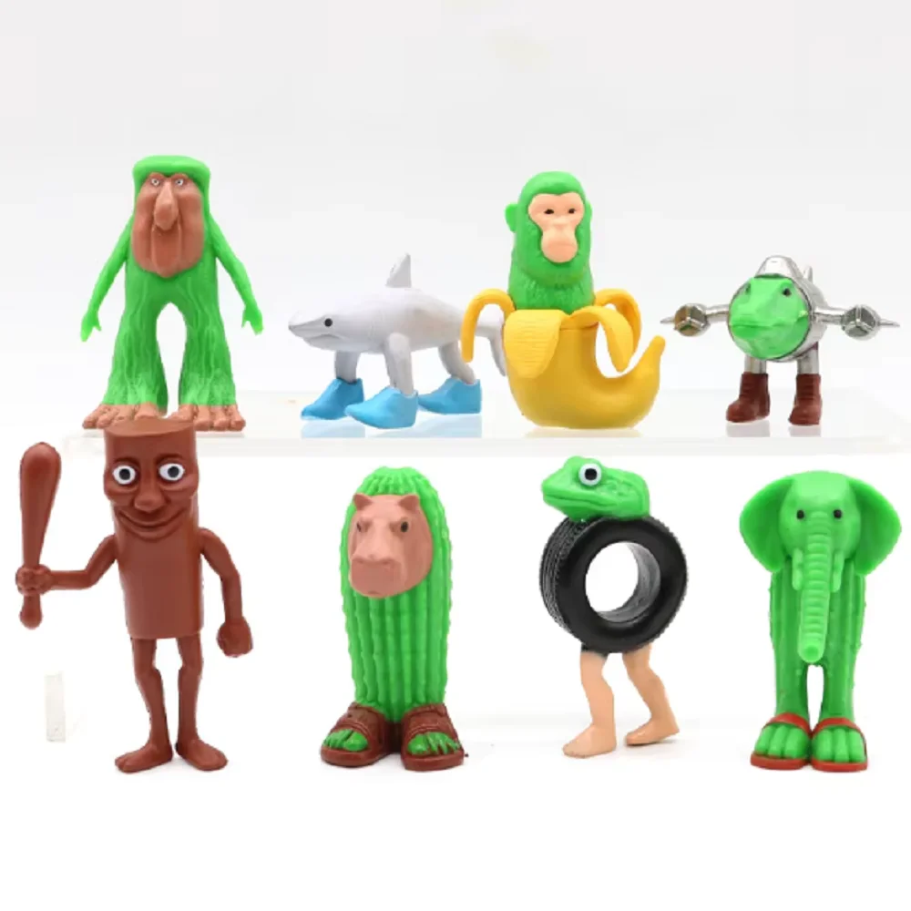 Tung Tung Tung Sahur Blind box Figuras Brainrot Wooden Stick Creative Toys Desktop Decoration Collection