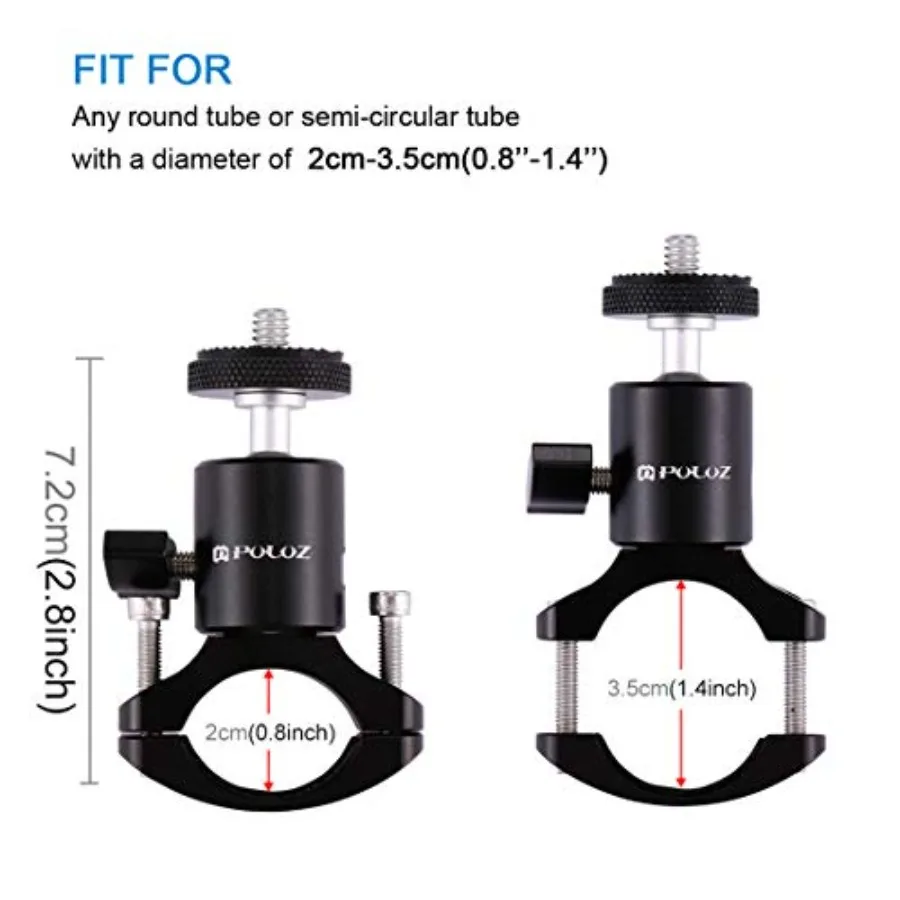 Uchwyt kierownicy PULUZ do kamery GoPro, motocyklowy uchwyt rowerowy, aluminiowy adapter do kamery rowerowej, uchwyt do GoPro Hero 12 11