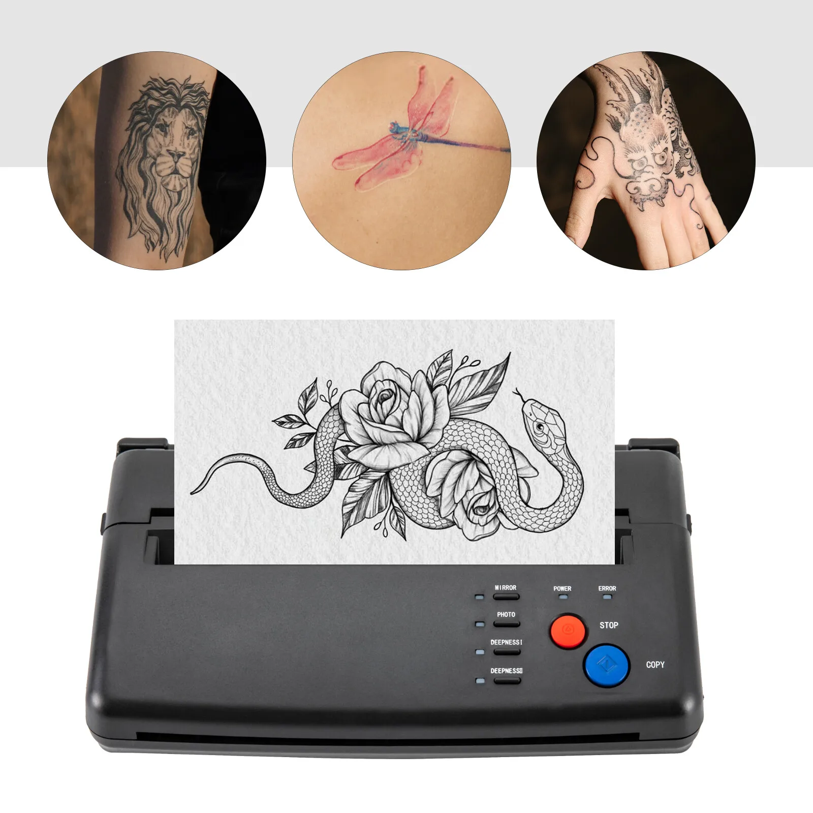

High-Definition Tattoo Stencil Printer Machine ABS Thermal Transfer Copier Easy Operation Fast Speed