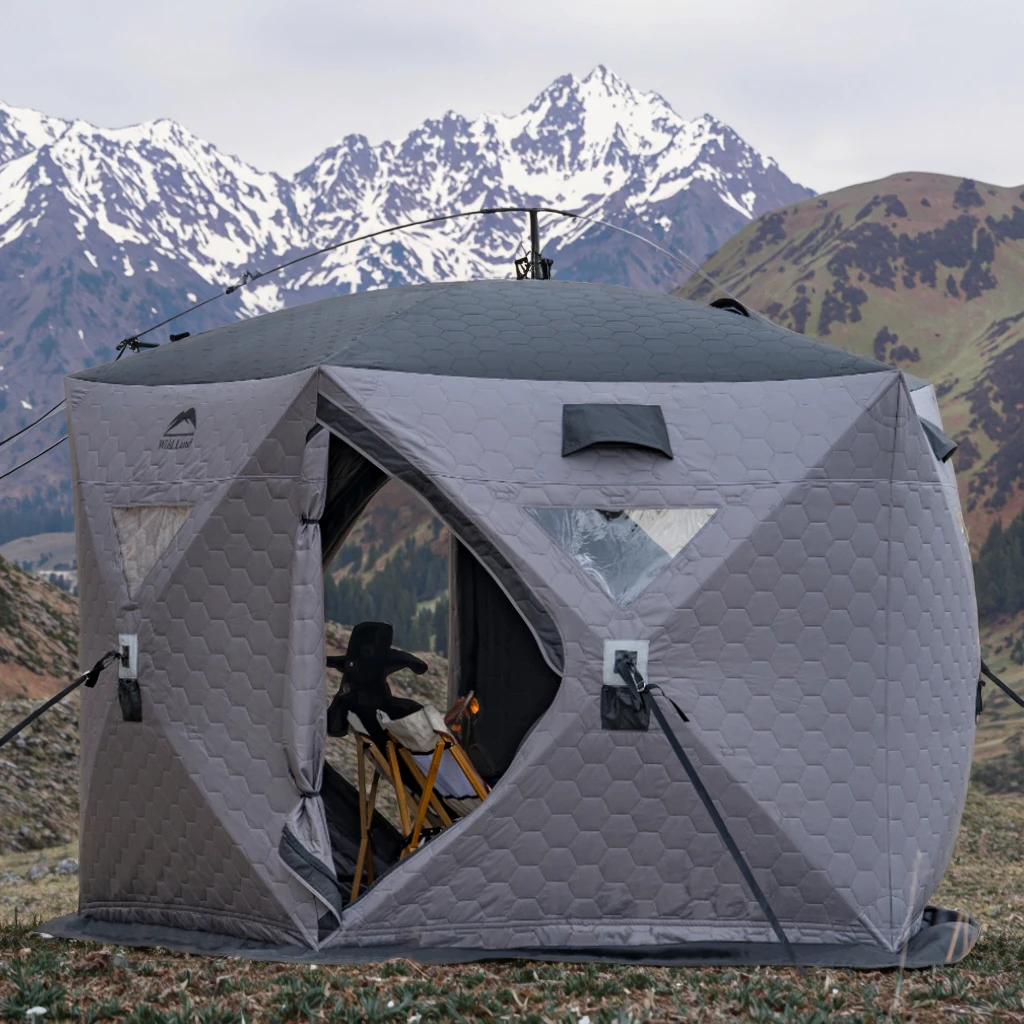 

Portable Sauna Tent Winter Camping Tent and Ice Fishing Tent