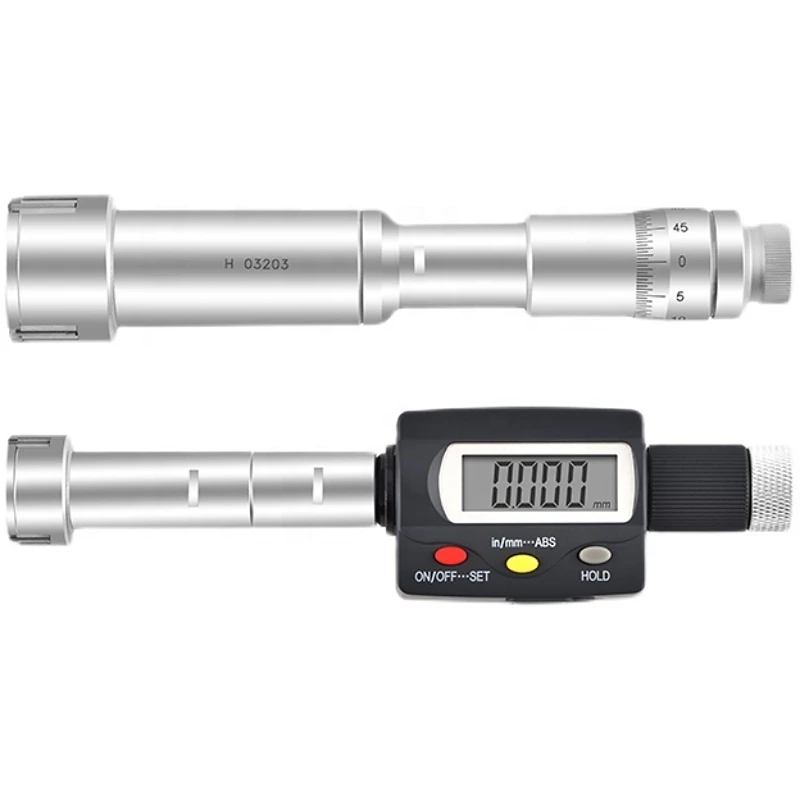 Three-point Internal Micrometers 5-30MM 25-50 75-100MM 6-8-10-20-30MM Inner Measure Gauge Measurement Tool